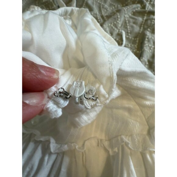 Milkmaid Corset babydoll S lined Midi Dress Fairy Coquette Western Coastal  Boho - Picture 11 of 14